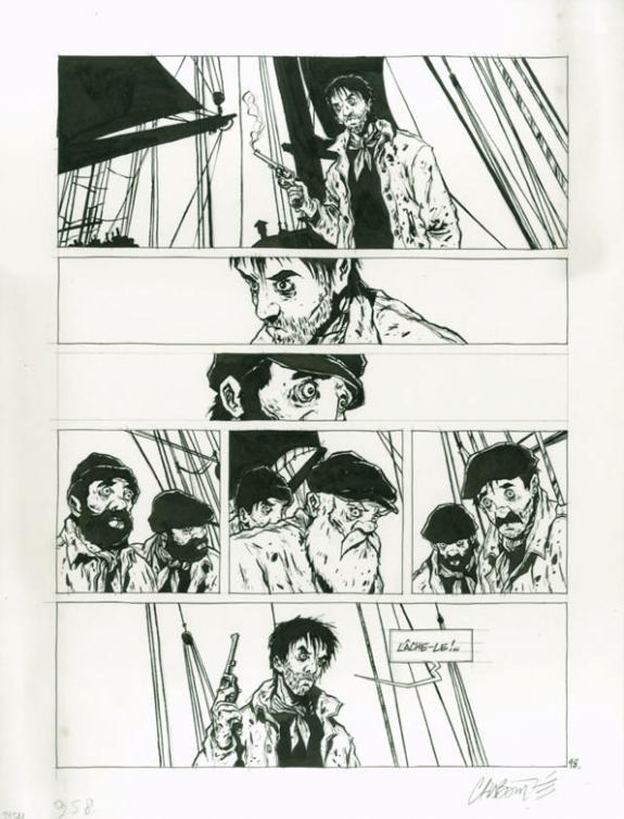 p98 - Christophe Chabouté - Encre de Chine - 1863