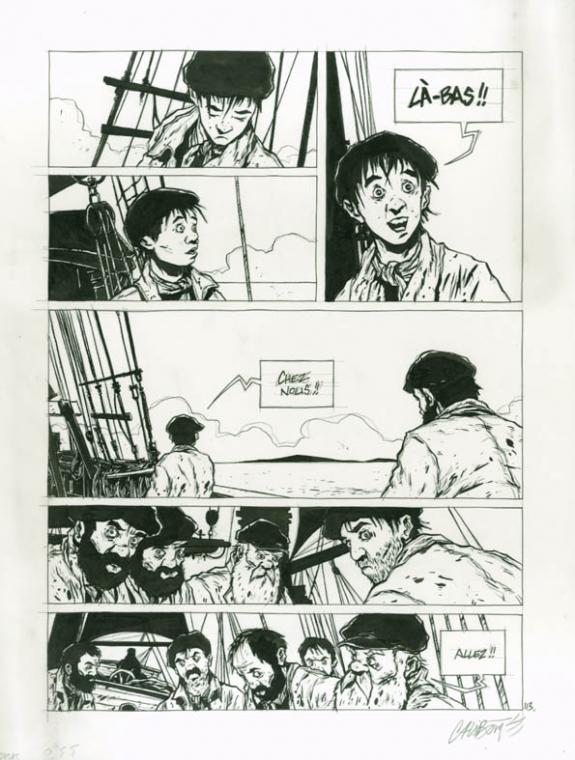 p113 - Christophe Chabouté - Encre de Chine - 1864