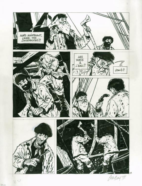 p117 - Christophe Chabouté - Encre de Chine - 1866