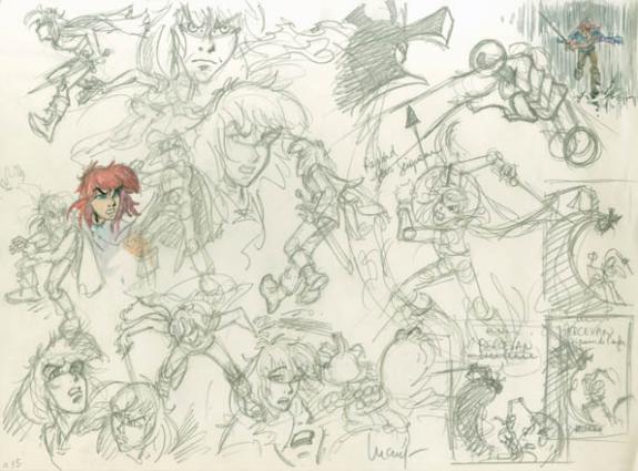 Recherche pour couverture - Philippe Luguy - Mine de plomb sur papier - 1889