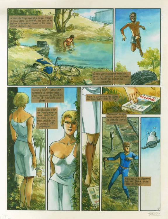 p18 - Olivier Berlion - Encre de Chine et encre de couleur sur papier - 1912