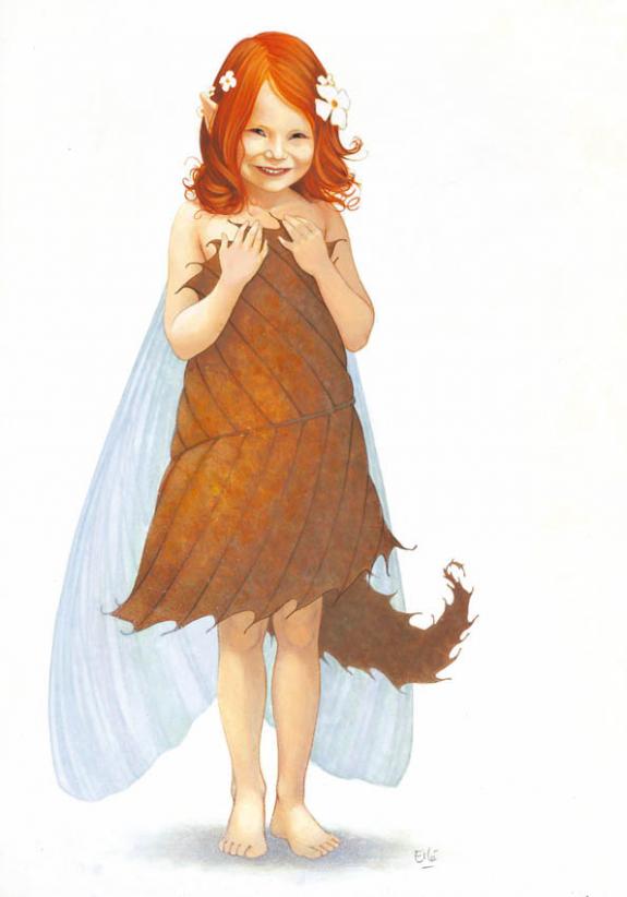 Robe en feuille - Erlé Ferronnière - Acrylique - 2039