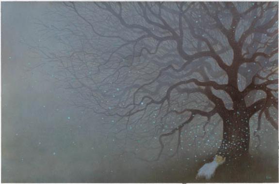 L'arbre et l'enfant - Erlé Ferronnière - Acrylique - 2040