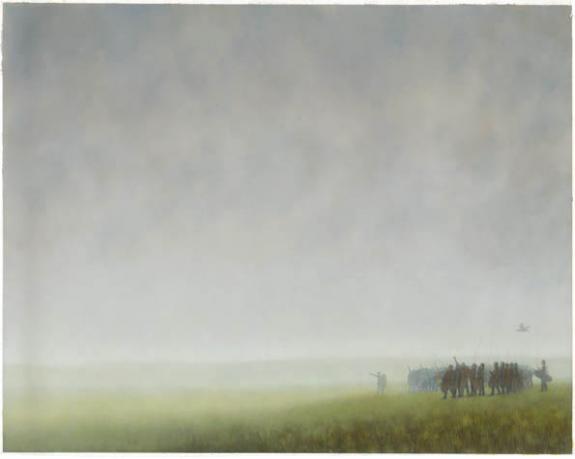 Champ de bataille - Erlé Ferronnière - Acrylique - 2041