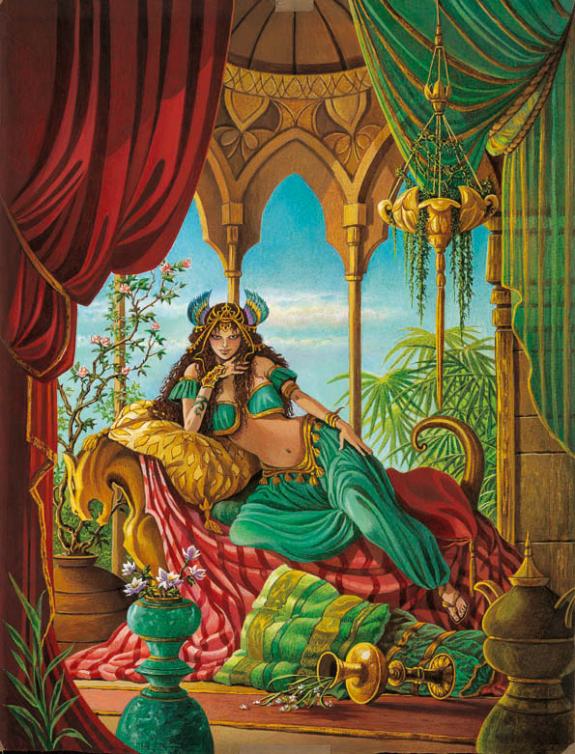 Reine - Florence Magnin - Encre de couleur sur papier - 2049