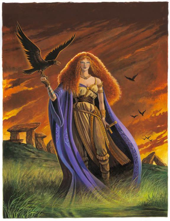 Guerrière - Florence Magnin - Encre de couleur sur papier - 2051