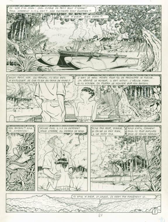 Histoire courte - René Sterne - Encre de Chine - 1932