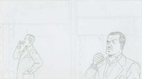 Cases Olrik - Chantal De Spiegeleer - Mine de plomb sur papier - 1975