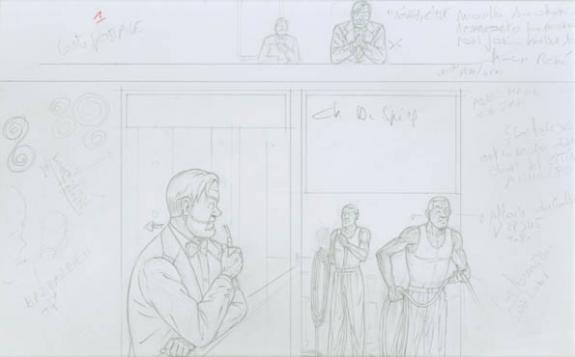 Cases - Chantal De Spiegeleer - Mine de plomb sur papier - 1978