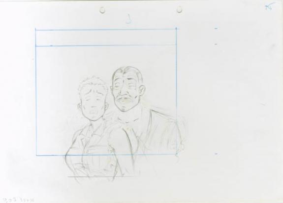 Crayonné  15 - René Sterne - Mine de plomb sur papier - 1982