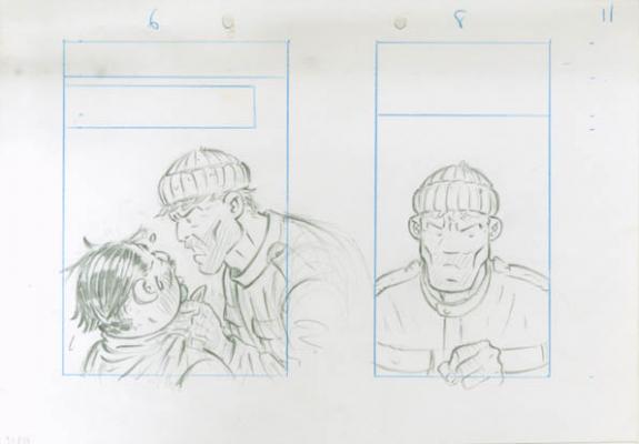 Crayonné 11 - René Sterne - Mine de plomb sur papier - 1998