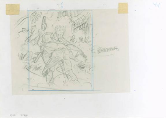 recherche case sur papier et calque - René Sterne - Mine de plomb sur papier - 2008