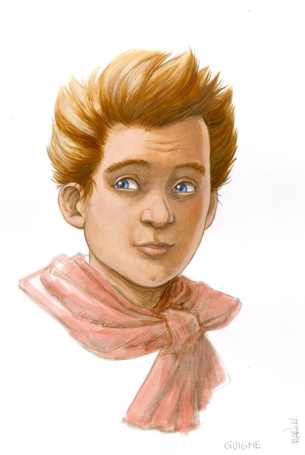(fantastique) Guigne - Martin Maniez - Encre de couleur sur papier - 2086