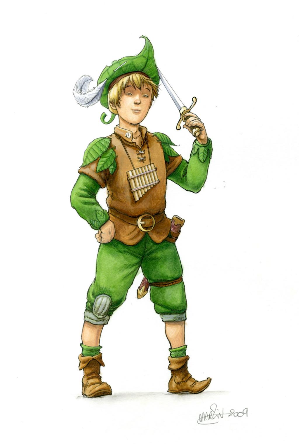 (fantastique) Peter - Martin Maniez - Encre de couleur sur papier - 2088