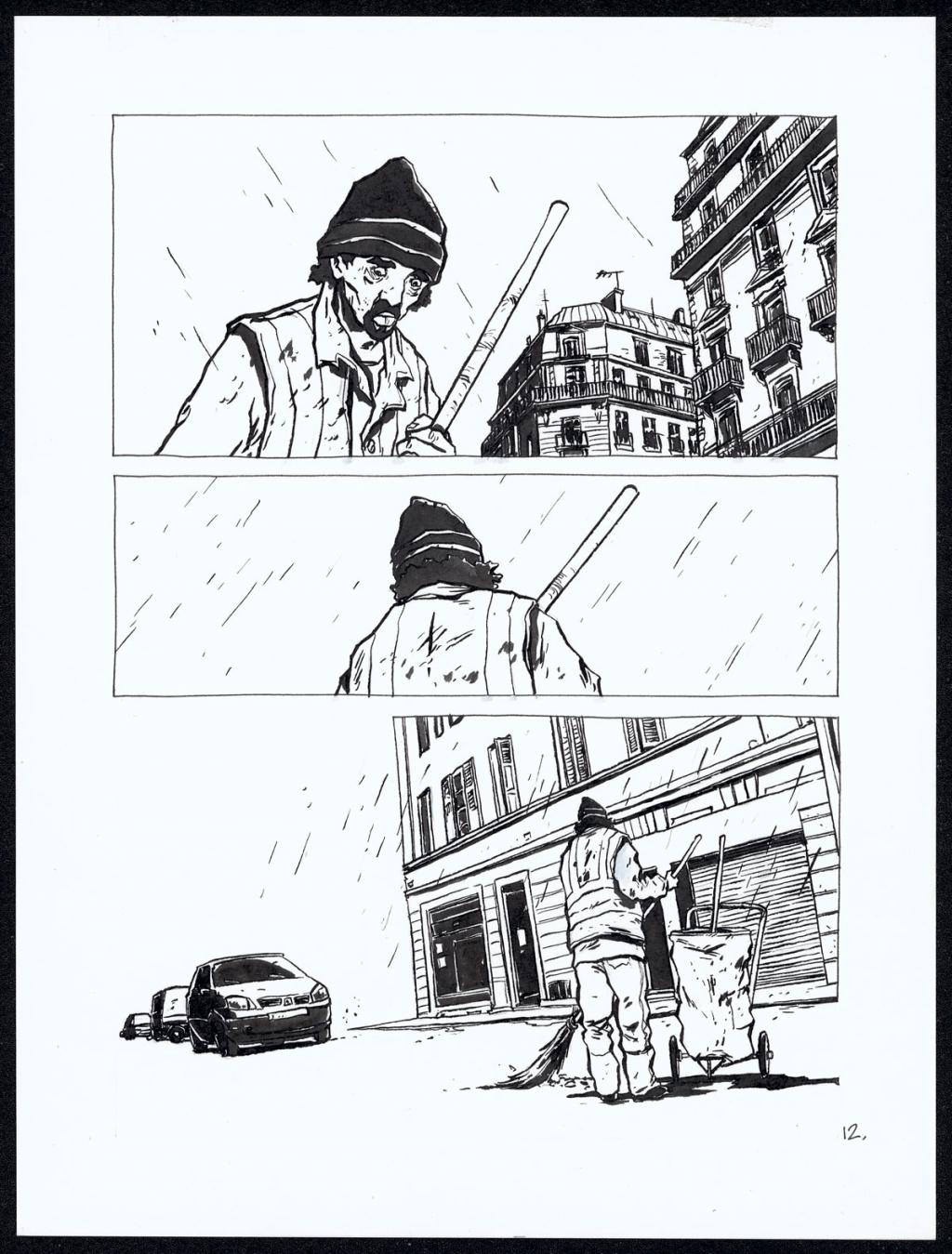 Histoire courte : touareg - Christophe Chabouté - Encre de Chine - 2142