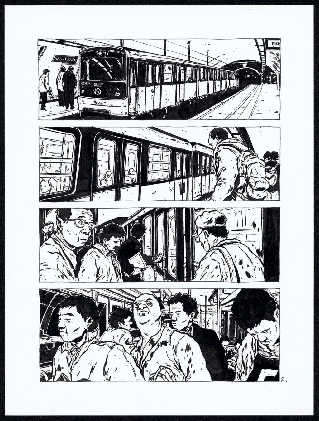 Histoire courte : pickpocket - Christophe Chabouté - Encre de Chine - 2143