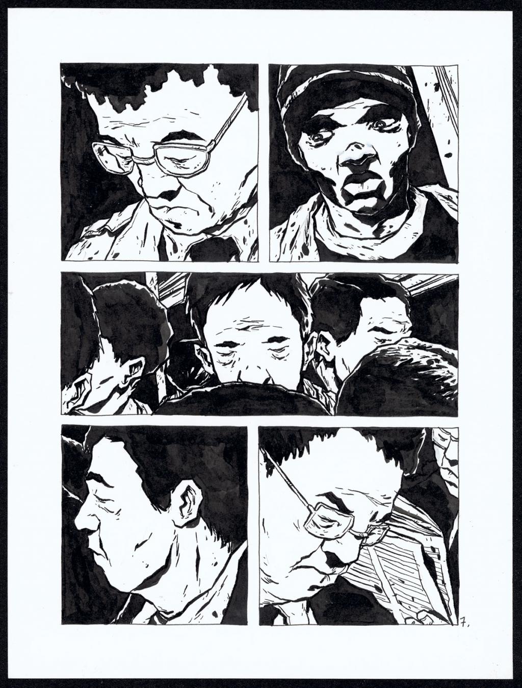 Histoire courte : pickpocket - Christophe Chabouté - Encre de Chine - 2146