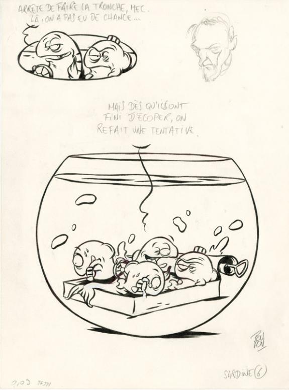 Evasion - Nicolas Poupon - Encre de Chine et mine de plomb sur papier - 2174