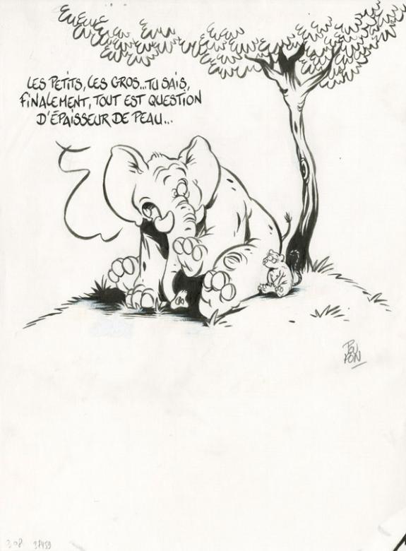 Peau - Nicolas Poupon - Encre de Chine et mine de plomb sur papier - 2199