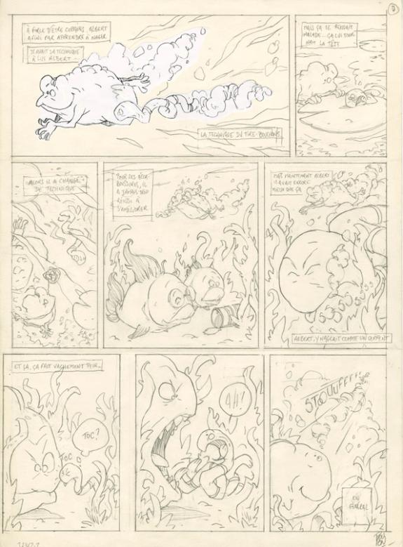 page+crayonné - Nicolas Poupon - Acrylique - 2201