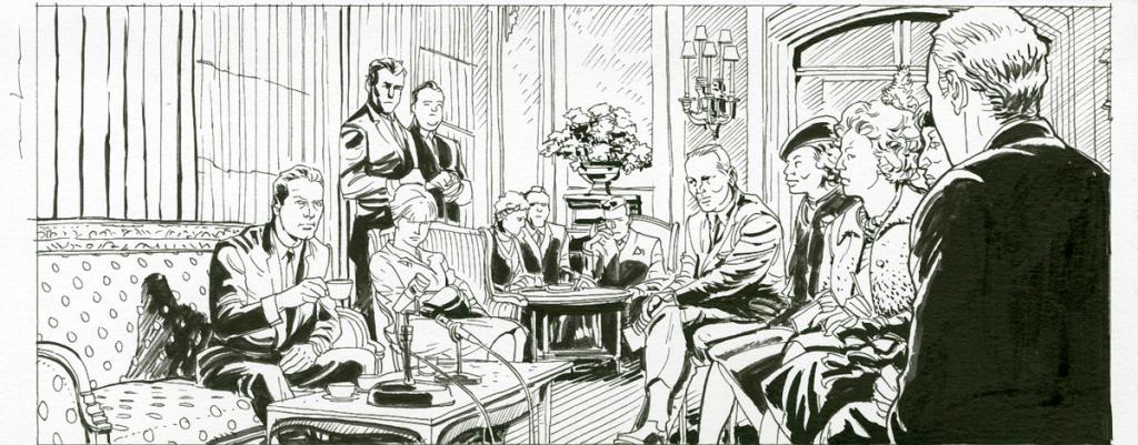 p15 + case à part - Marcial Toledano - Encre de Chine - 2161