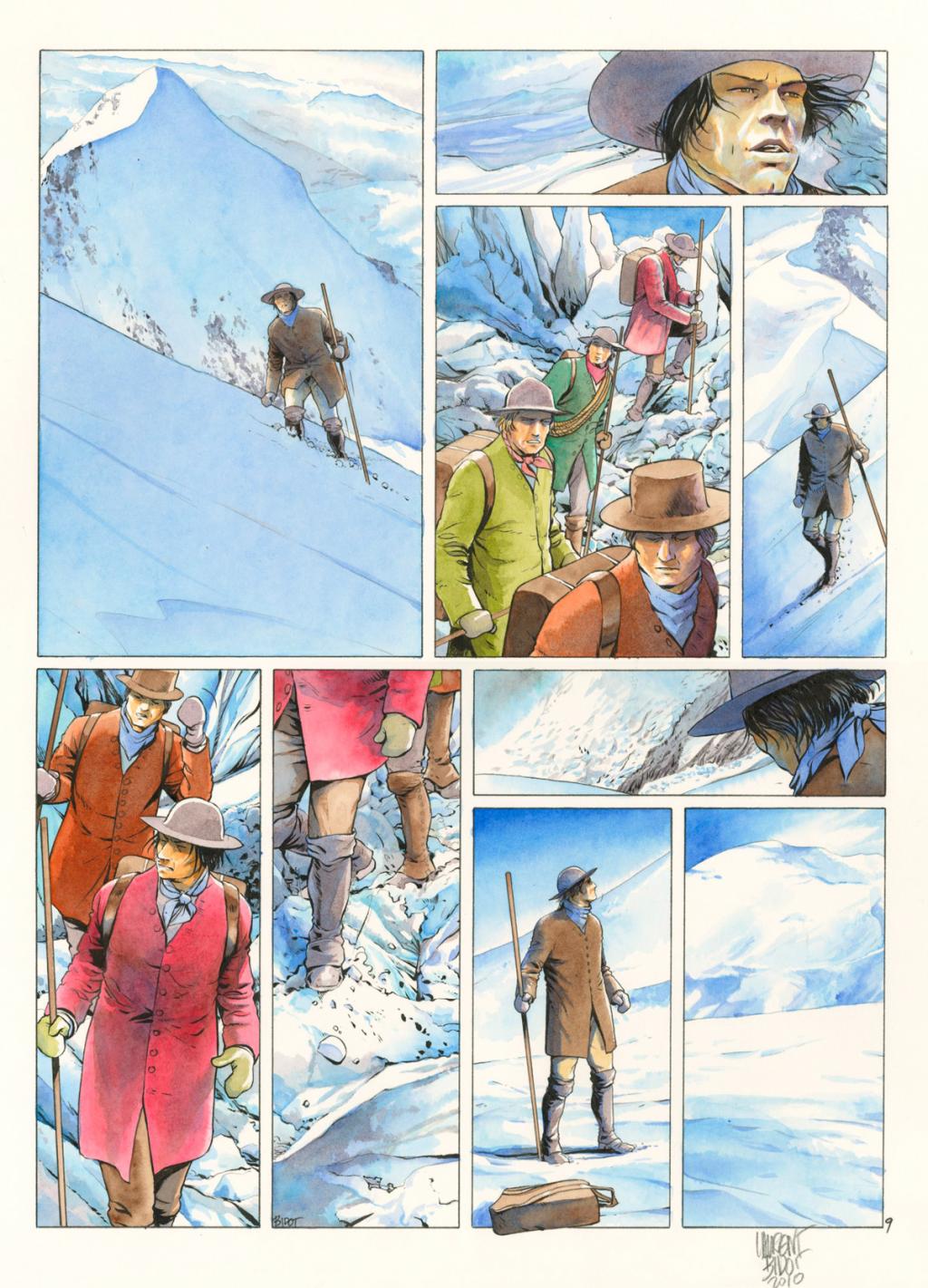 Planche 09 - Laurent Bidot - Encre de Chine, encre de couleur et crayon - 2223