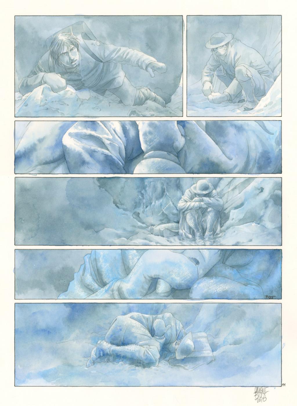 Planche 11 - Laurent Bidot - Encre de couleur et mine de plomb sur papier - 2225