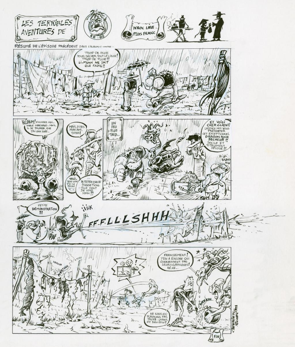 Kroc lave plus blanc - Thierry Ségur - Encre de Chine - 2388