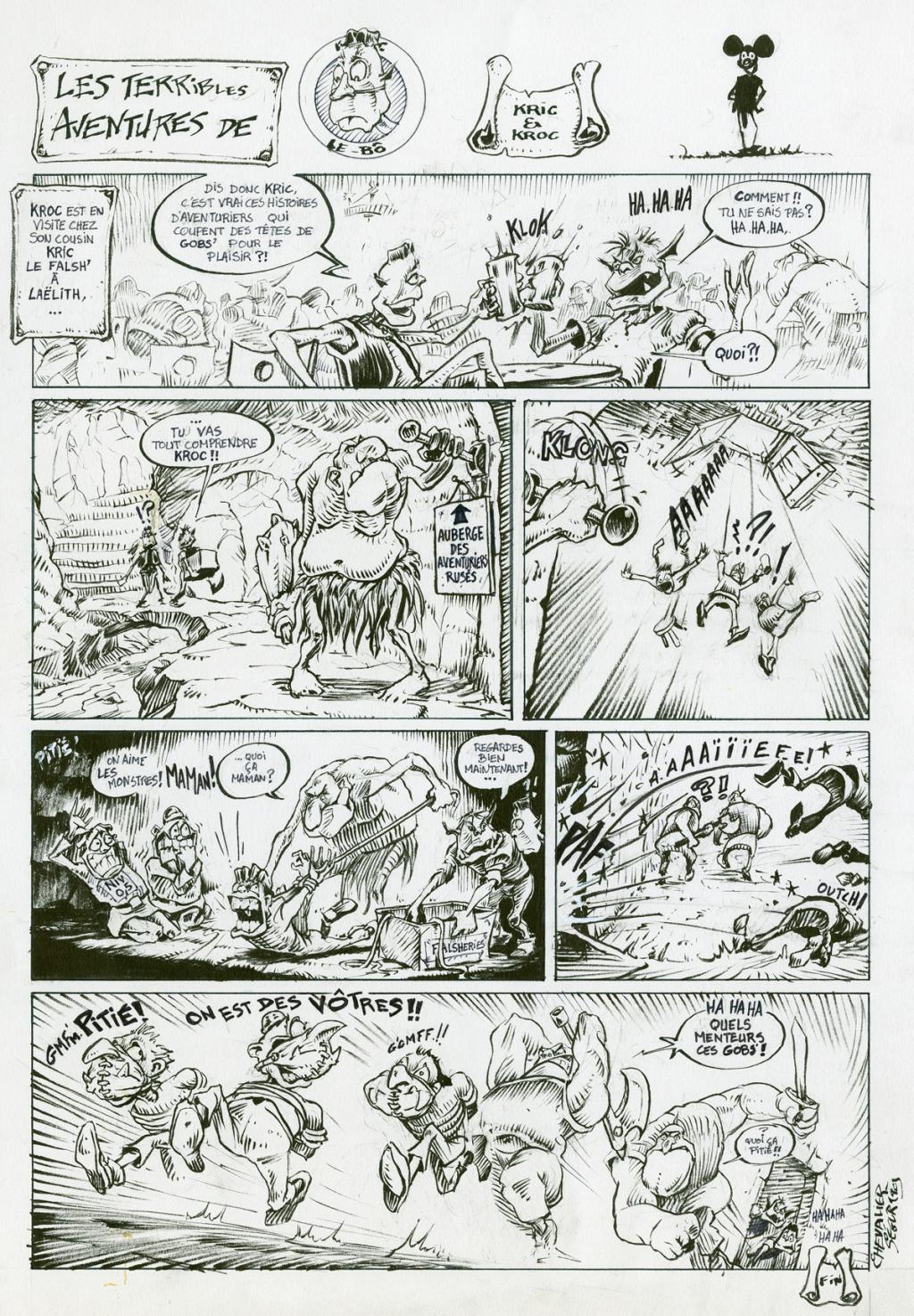 Kric en Kroc - Thierry Ségur - Encre de Chine - 2389