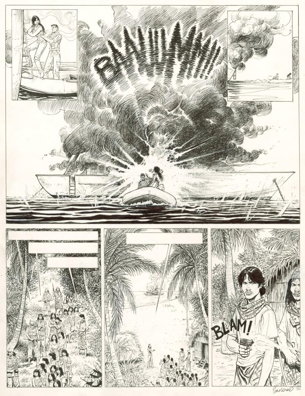 P46 - Boro Pavlovic - Encre de Chine - 2232