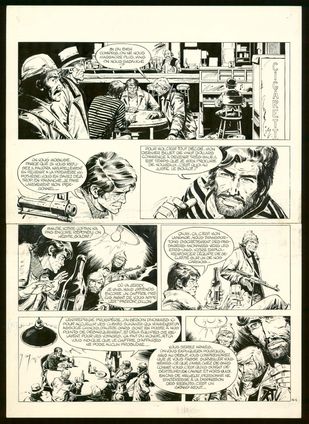 Planche originale n°18 - William Vance - Encre de Chine - 5748