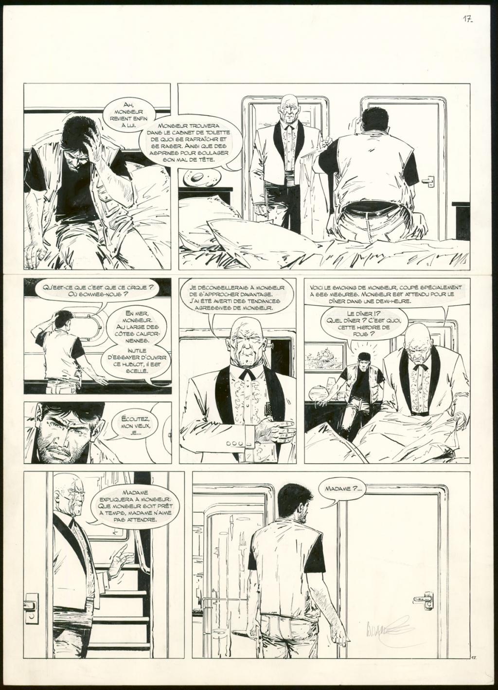 Planche originale n°17 - William Vance - Encre de Chine sur papier - 4340