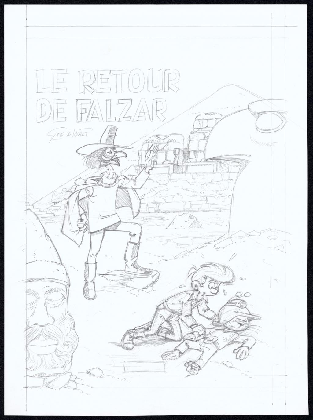 Projet de couverture - Roland Gos - Crayon sur papier - 4345