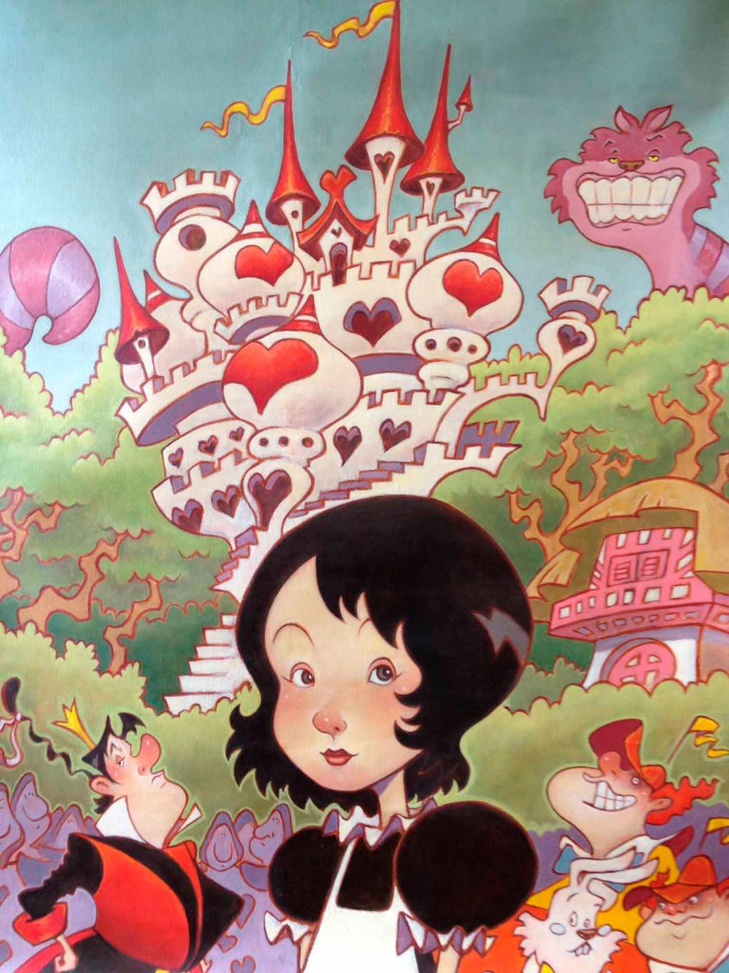 Sonny Liew
"Alice aux pays des merveilles" de Lewis Caroll - The Book Show - Technique mixte sur papier - 2515