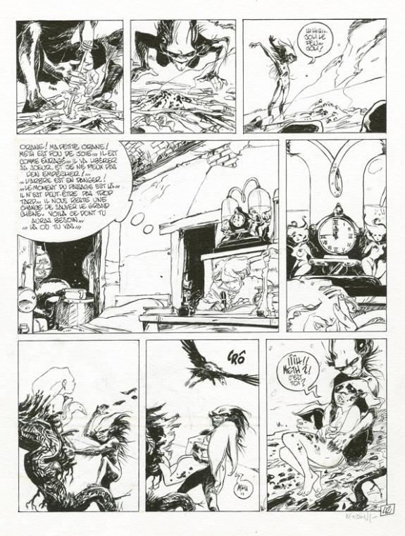 Planche 42 - Claire Wendling - Encre de Chine - 2999