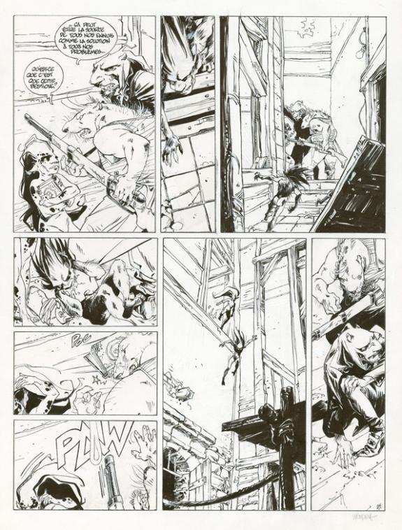 Planche 25 - Claire Wendling - Encre de Chine - 2998