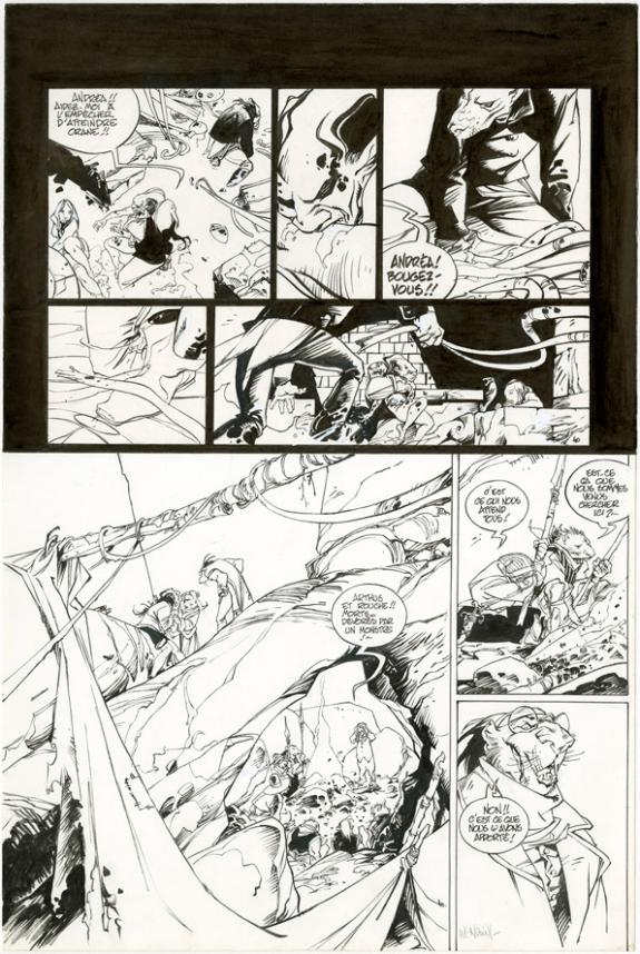 Planche 40 - Claire Wendling - Encre de Chine - 2997