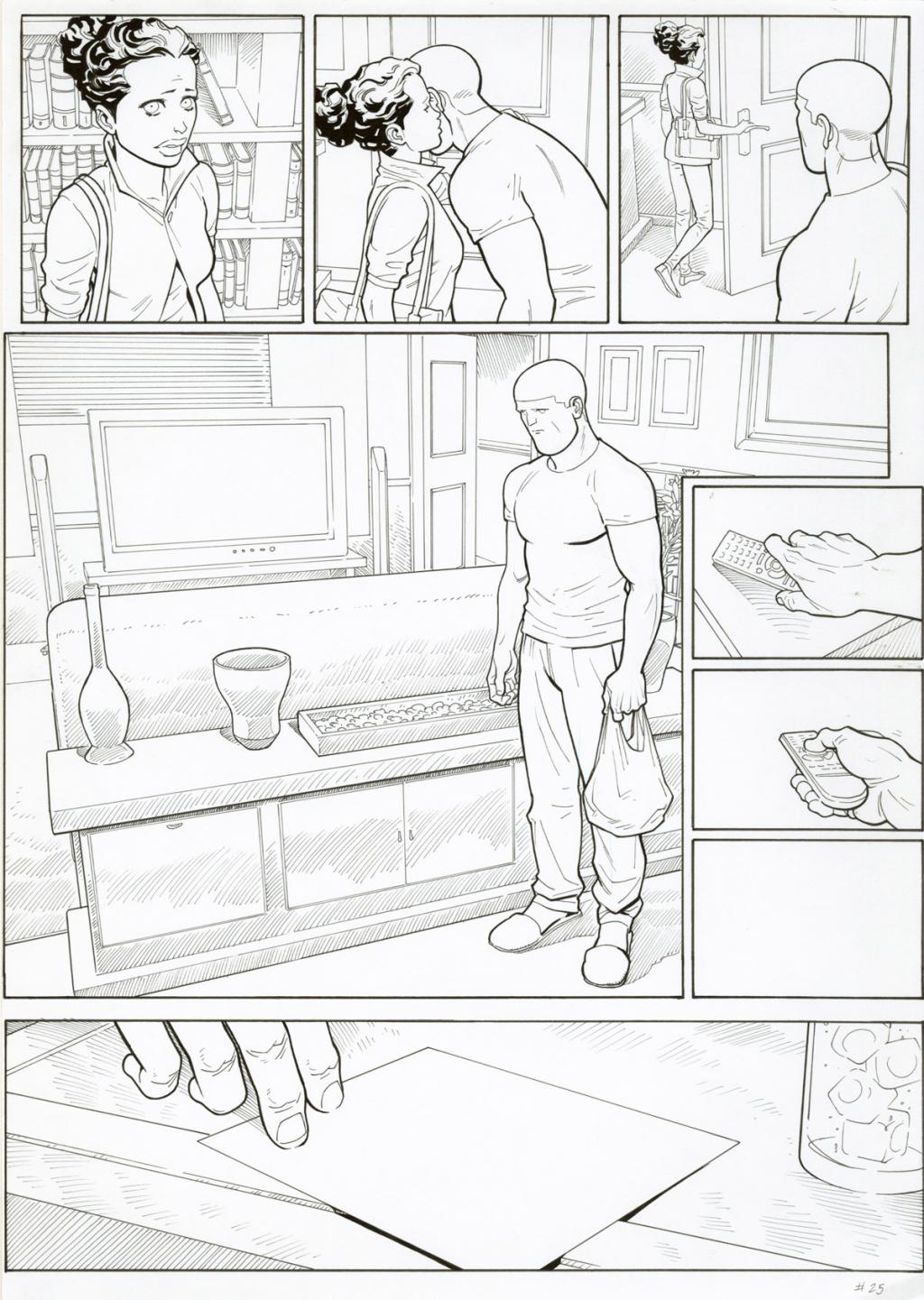 p25 - Marcial Toledano - Encre de Chine sur papier - 2256