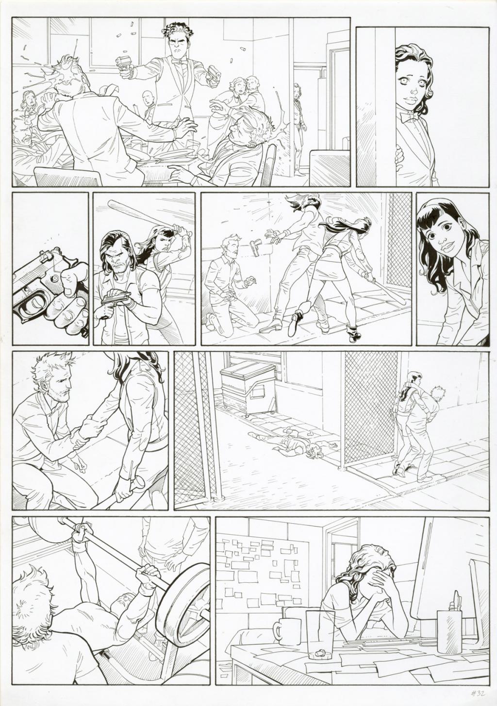 p32 - Marcial Toledano - Encre de Chine sur papier - 2260