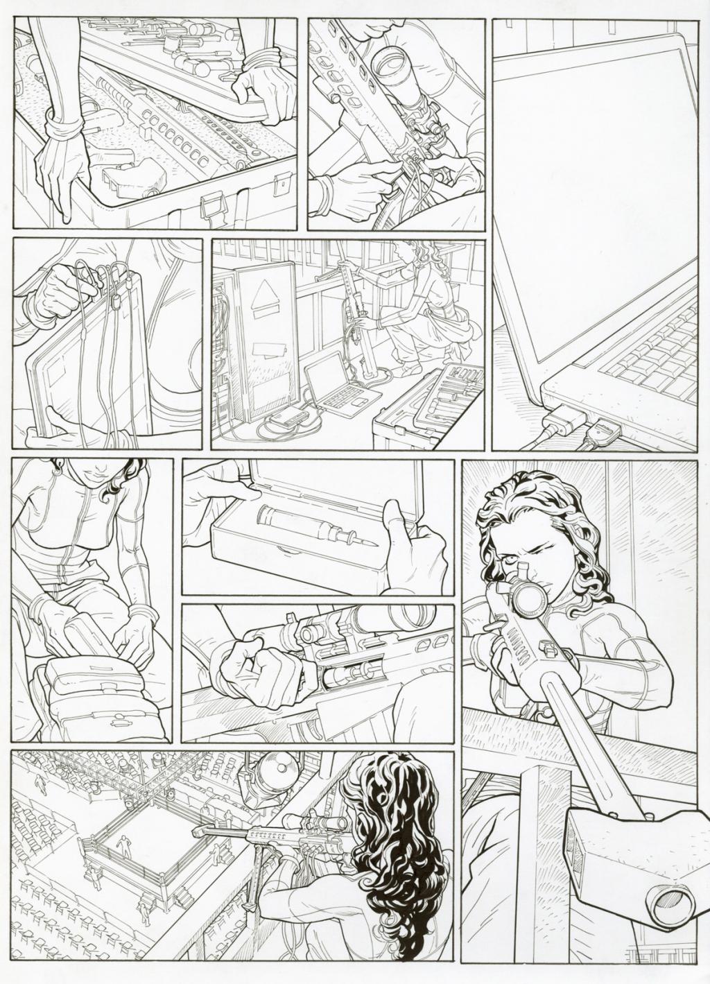 p38 - Marcial Toledano - Encre de Chine sur papier - 2263