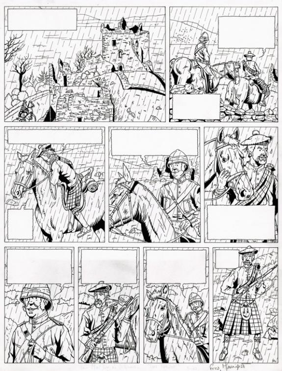 Planche 37 - Frédéric Marniquet - Encre de Chine sur papier - 2246