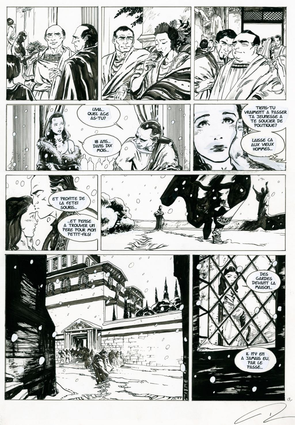 Planche 13 (rustines case 4 et 5) - Robin Recht - Encre de Chine sur papier - 2280