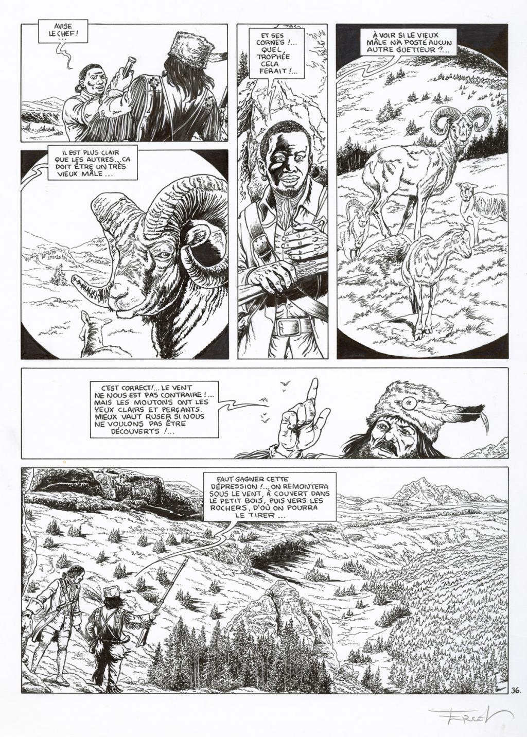 Planche 36 - Ersel - Encre de Chine sur papier - 2293