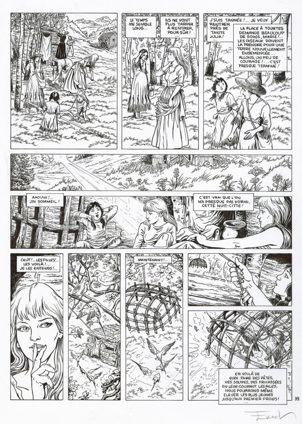 Planche 39 - Ersel - Encre de Chine sur papier - 2294