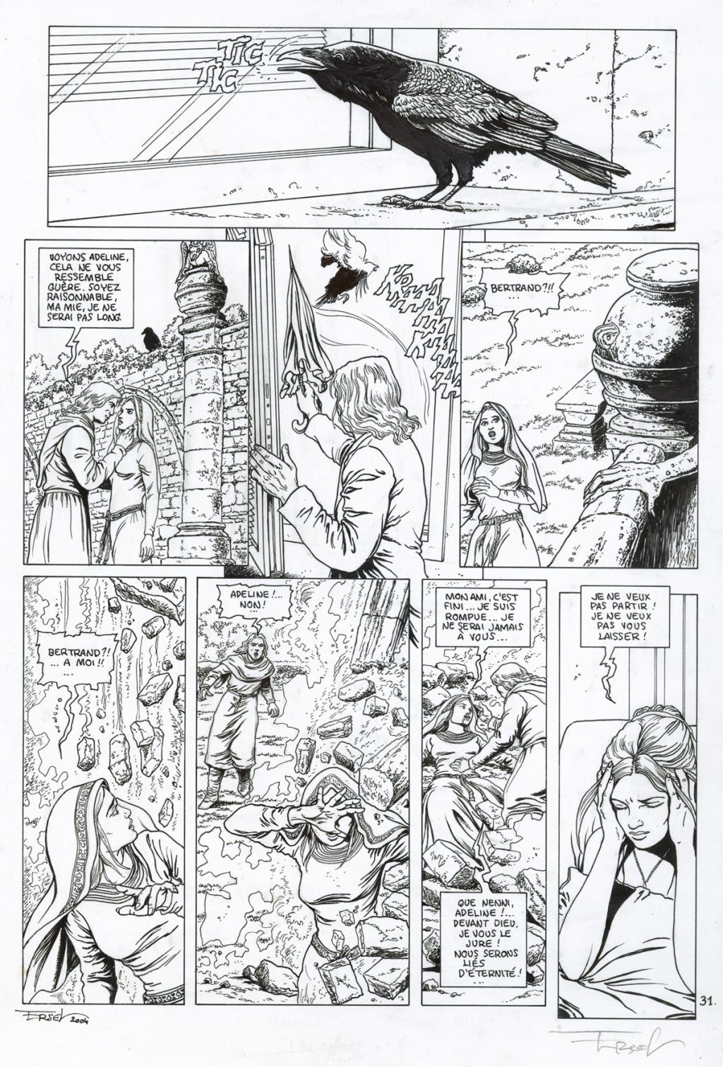 Planche 31 - Ersel - Encre de Chine sur papier - 2295