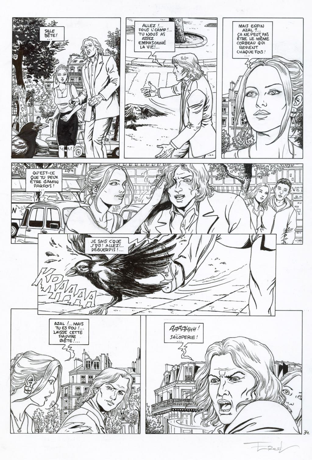 Planche 34 - Ersel - Encre de Chine sur papier - 2296