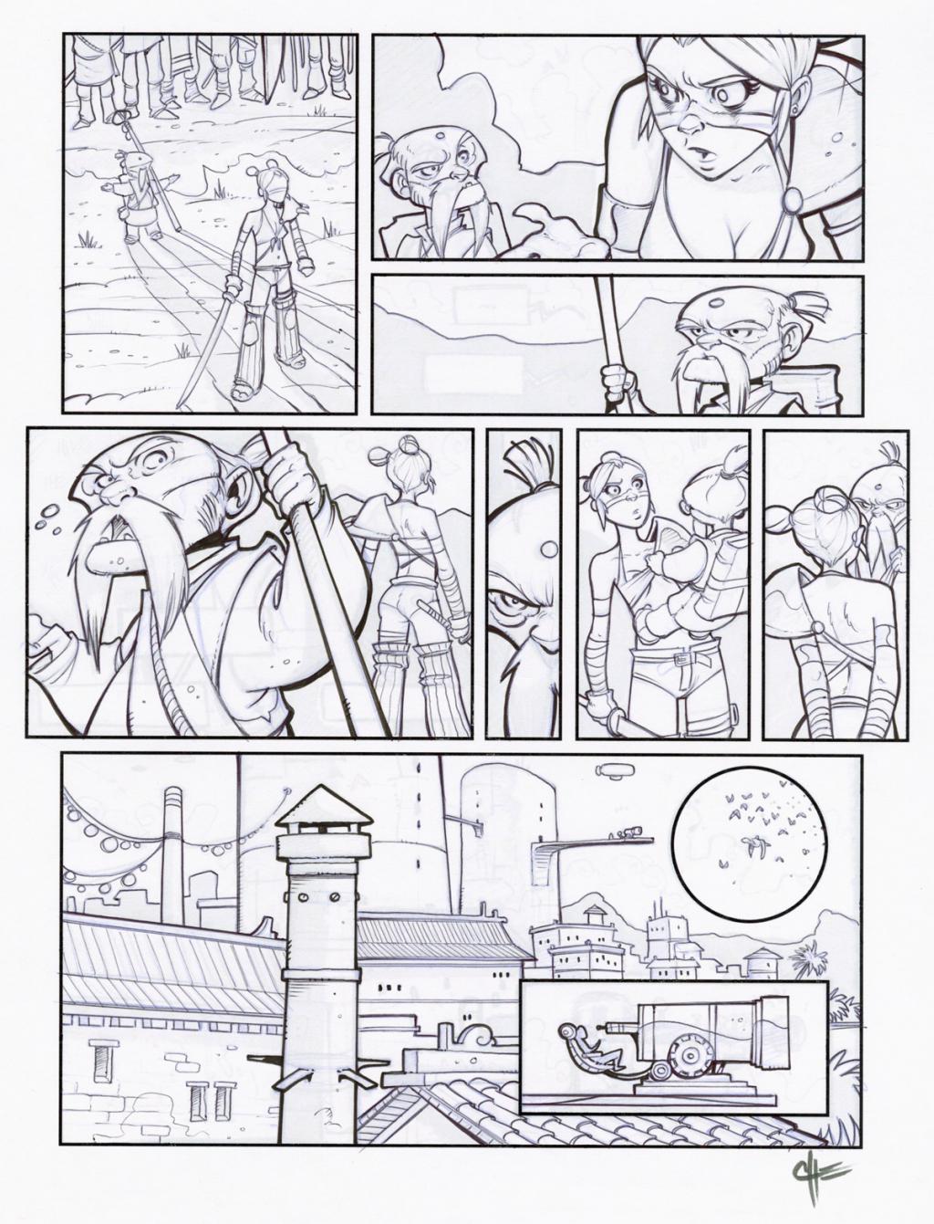 Planche encrée - John Simon Loche - Encre de Chine sur papier - 2310