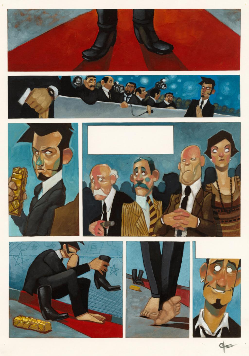 Planche - John Simon Loche - Acrylique - 2319