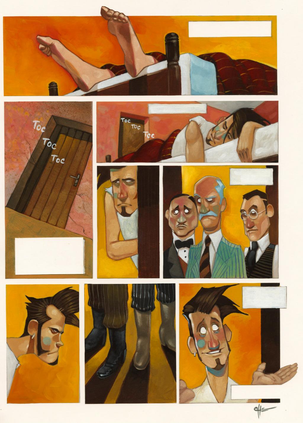 Planche - John Simon Loche - Acrylique - 2320