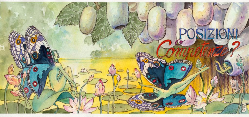 Illustration originale - Milo Manara - Encre de couleur et feutre - 2338